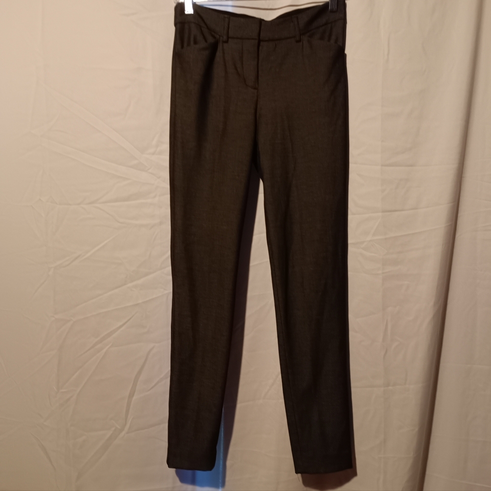 🍋 Express 0R Black White Skinny Mid-rise Pants Stretch +